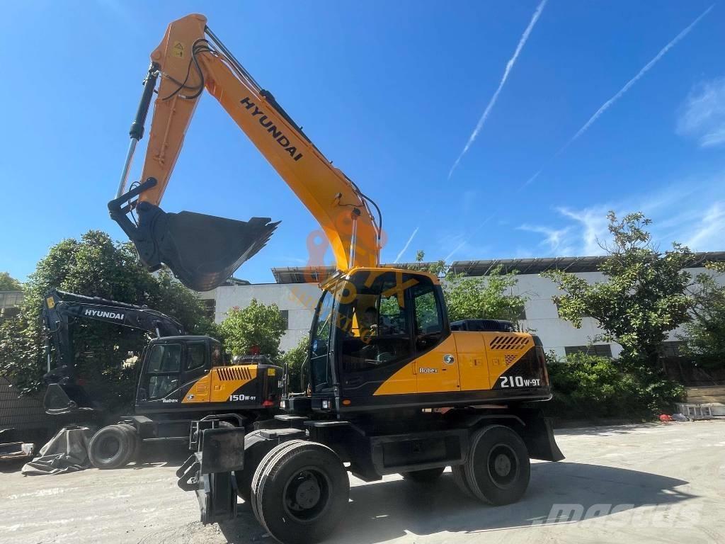Hyundai R210W Ekskavatori uz riteņiem