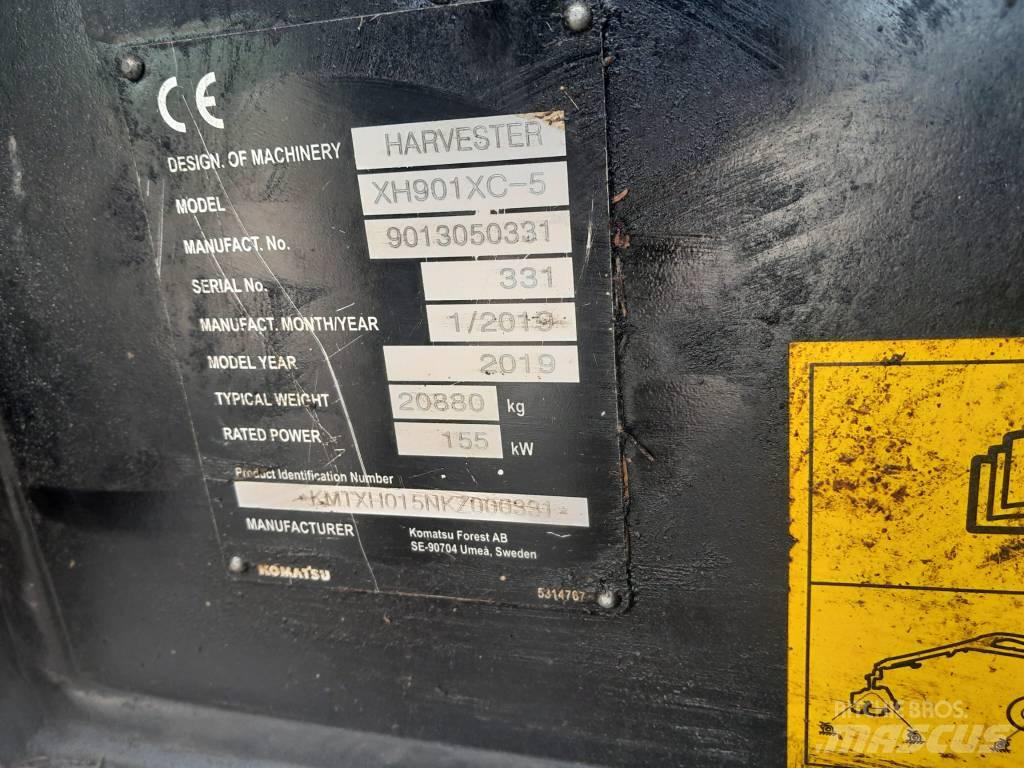 Komatsu 901 XC Harvesteri