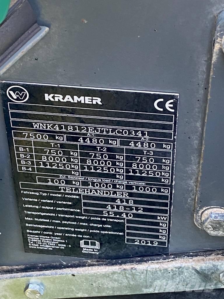 Kramer KT 276 Lauksaimniecības pacēlāji