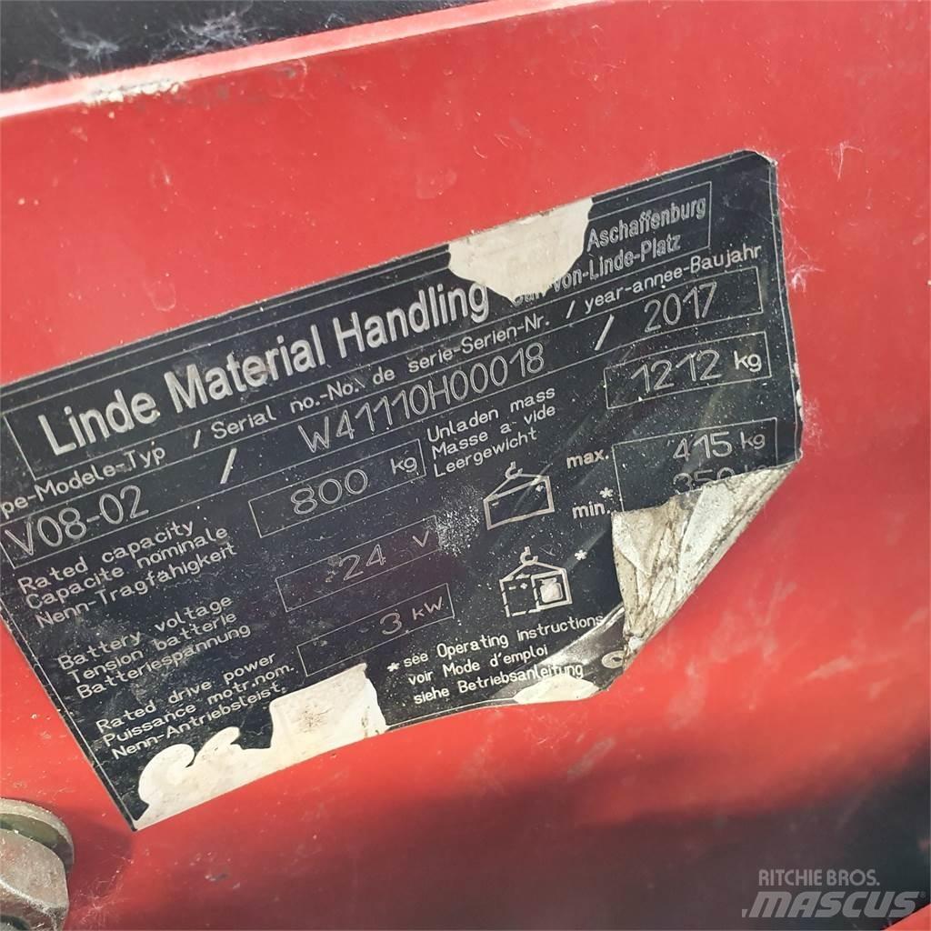 Linde V08-02 Pasūtījumu savācējs vidējam augstumam