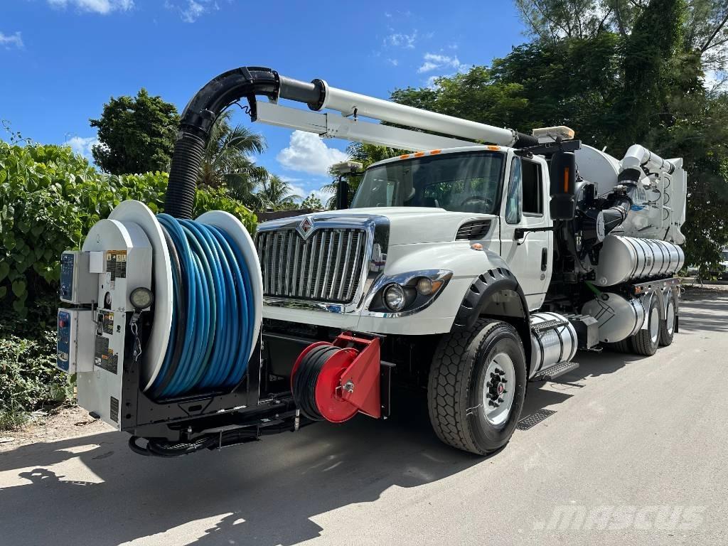 International 7600 Kombinētās vakumsūkņa mašīnas