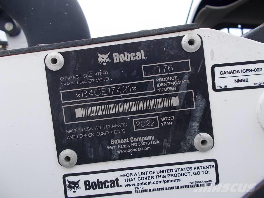 Bobcat T76 Lietoti riteņu kompaktiekrāvēji