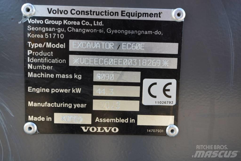 Volvo EC 60 E Mini ekskavatori < 7 t