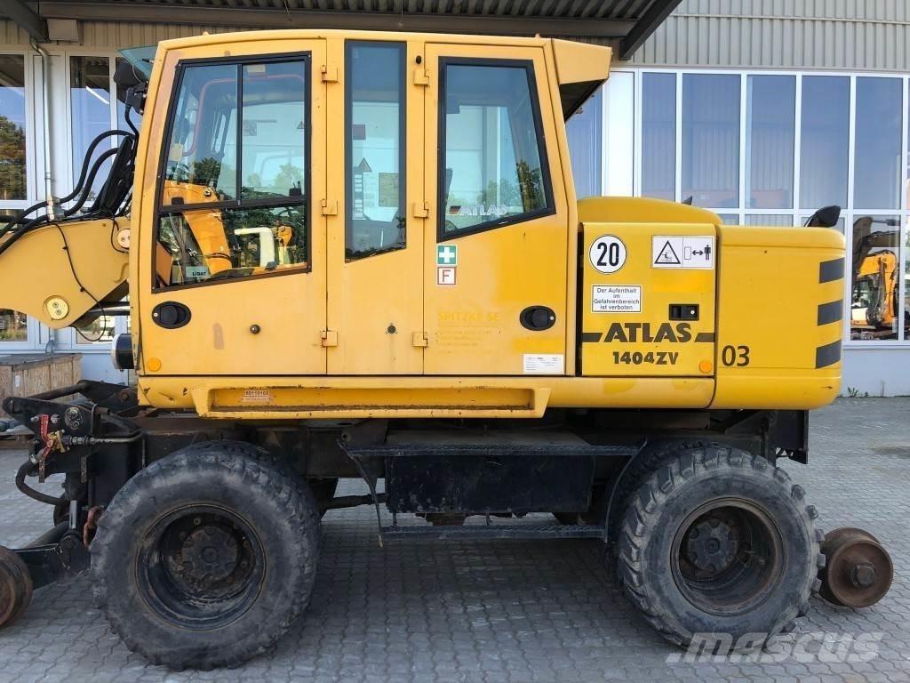 Atlas AB1404K Ekskavatori uz riteņiem