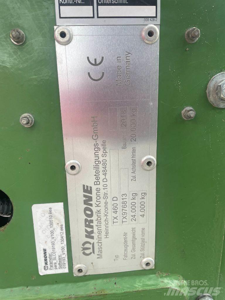 Krone TX 460 D Citas piekabes