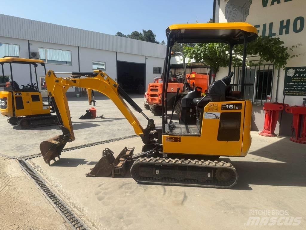 JCB 16 C-1, 740h Mini ekskavatori < 7 t