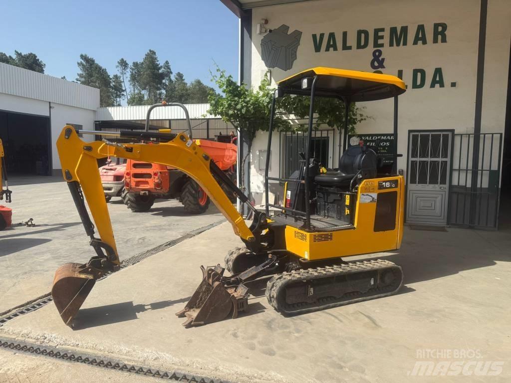JCB 16 C-1, 740h Mini ekskavatori < 7 t