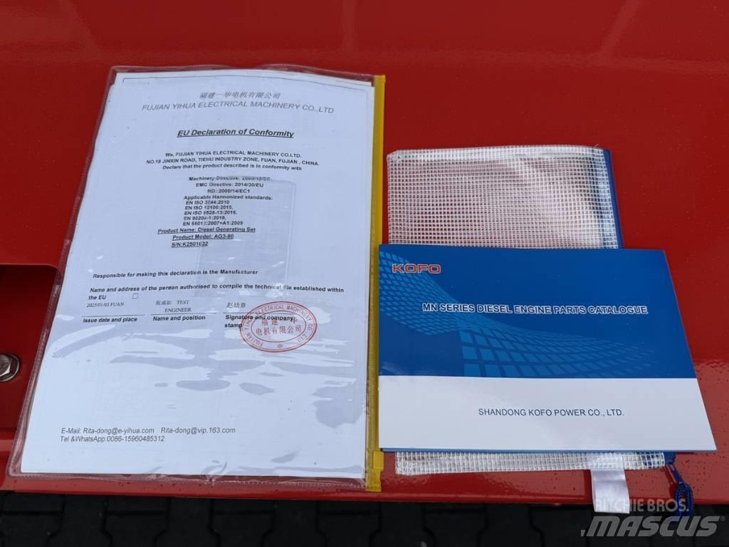 Ashita 80 KVA Dīzeļģeneratori