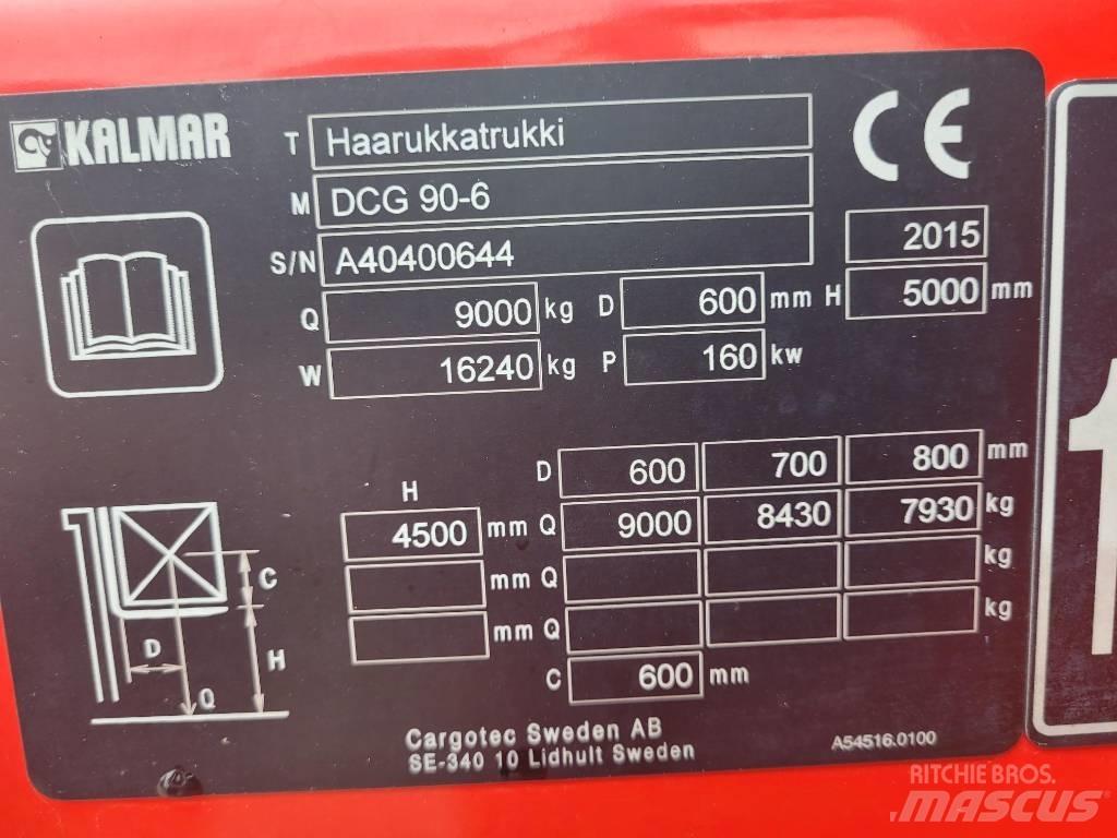 Kalmar DCG 90-6 Tehnika ar dīzeļa dzinēju
