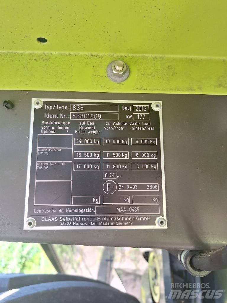 CLAAS 430 Tucano Ražas novākšanas kombaini