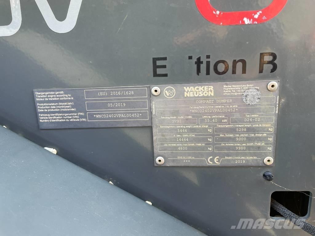 Wacker Neuson DV 90 Mini pašizgāzēji