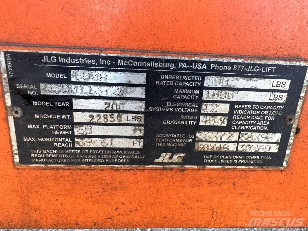 JLG 600A Strēles pacēlāji
