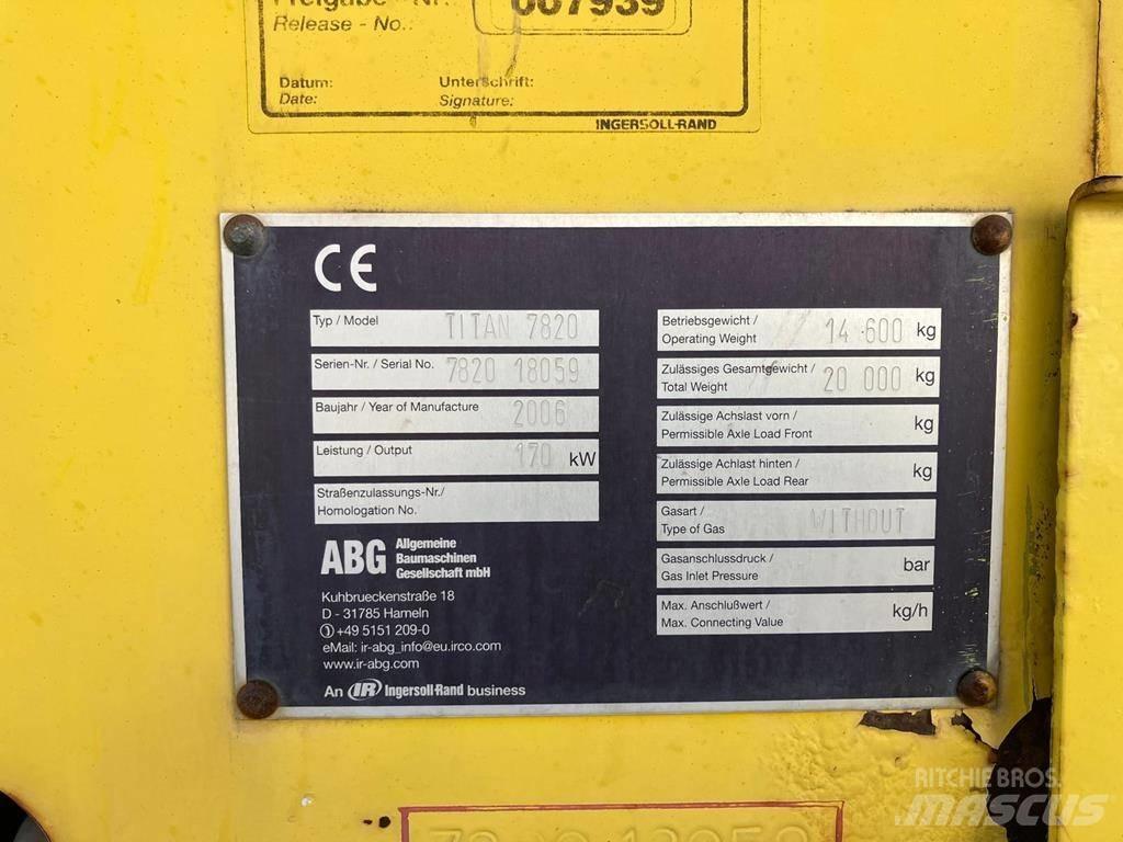 ABG Titan 7820 Asfalta klājēji