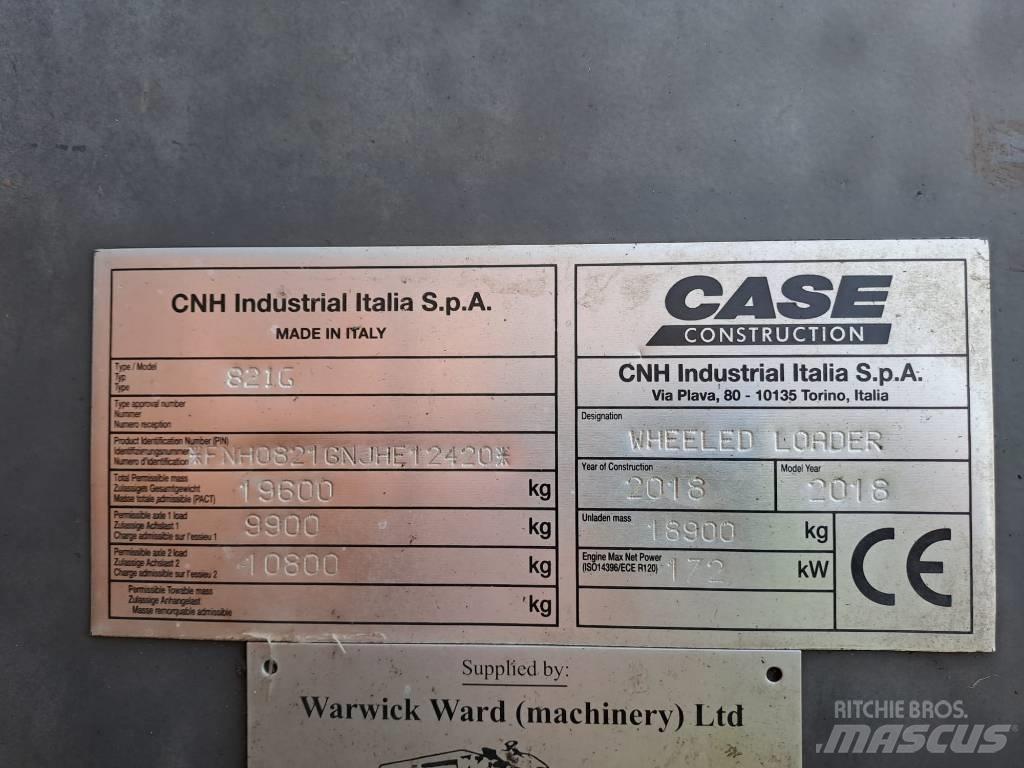 CASE 821GXR Iekrāvēji uz riteņiem