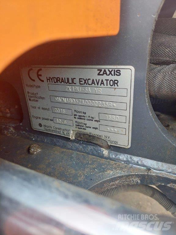 Hitachi ZX 19 U-5 Mini ekskavatori < 7 t