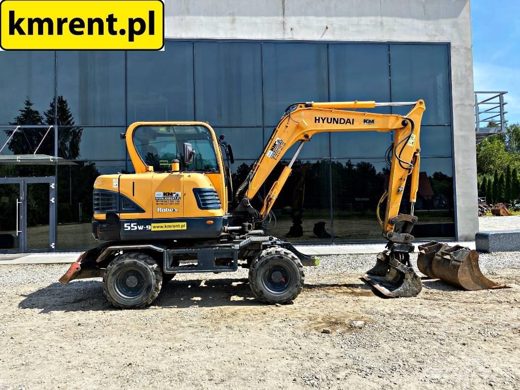 Hyundai Robex 55-9 A Ekskavatori uz riteņiem