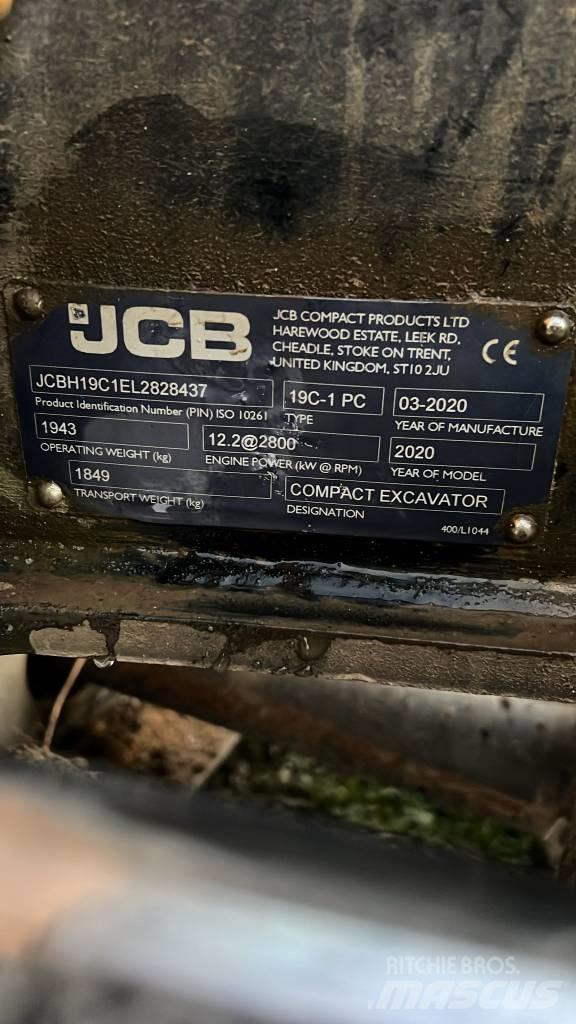JCB 19 C-1 Mini ekskavatori < 7 t
