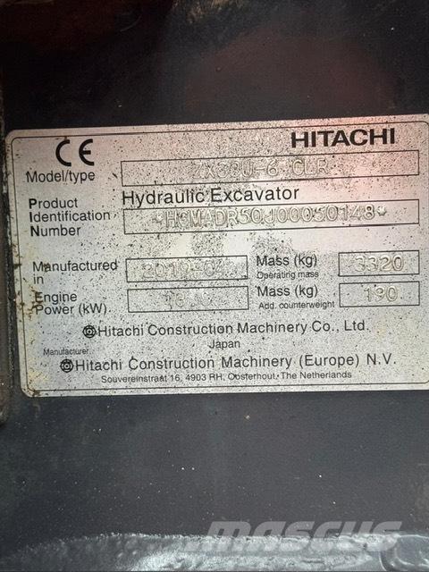 Hitachi ZX 33 U-6 Mini ekskavatori < 7 t