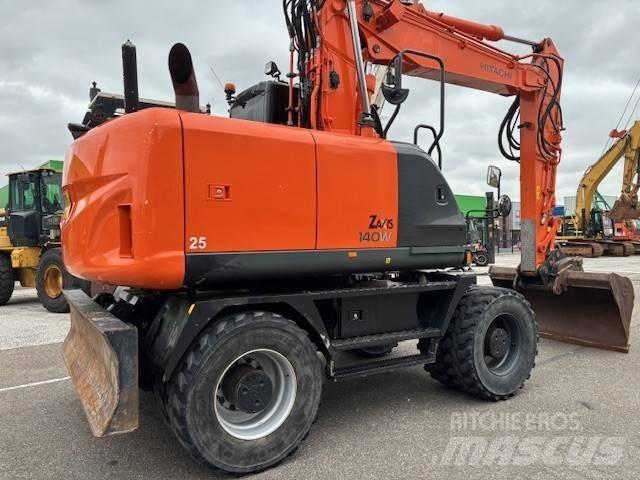 Hitachi ZX 140 W-5 Ekskavatori uz riteņiem