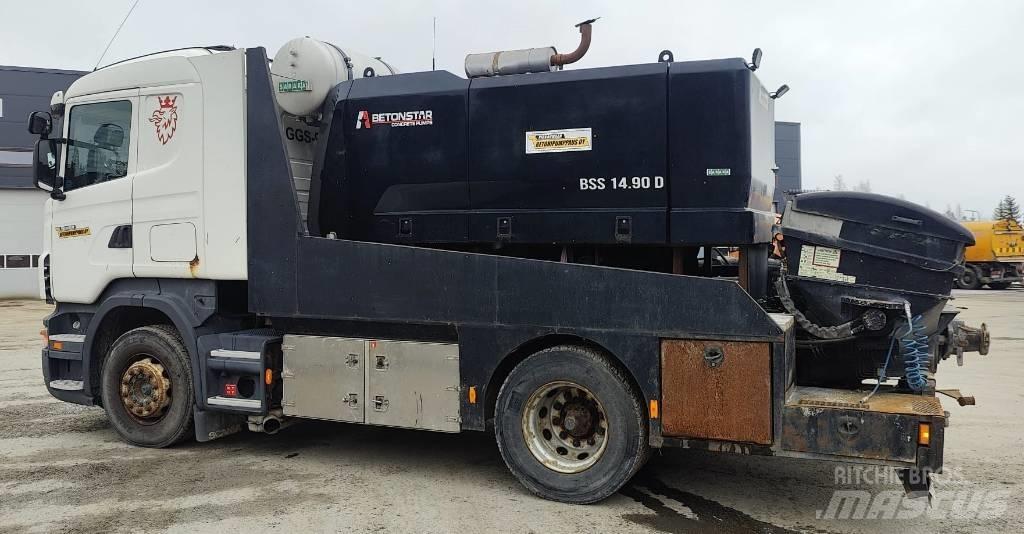 Scania R Kravas mašīna- betona sūknis