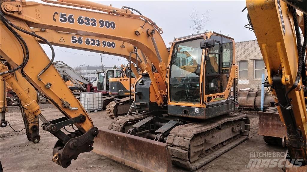 Hyundai R125 Kāpurķēžu ekskavatori