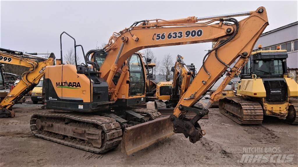 Hyundai R125 Kāpurķēžu ekskavatori