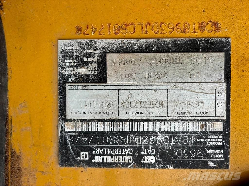 CAT 963 D Kāpurķēžu iekrāvēji