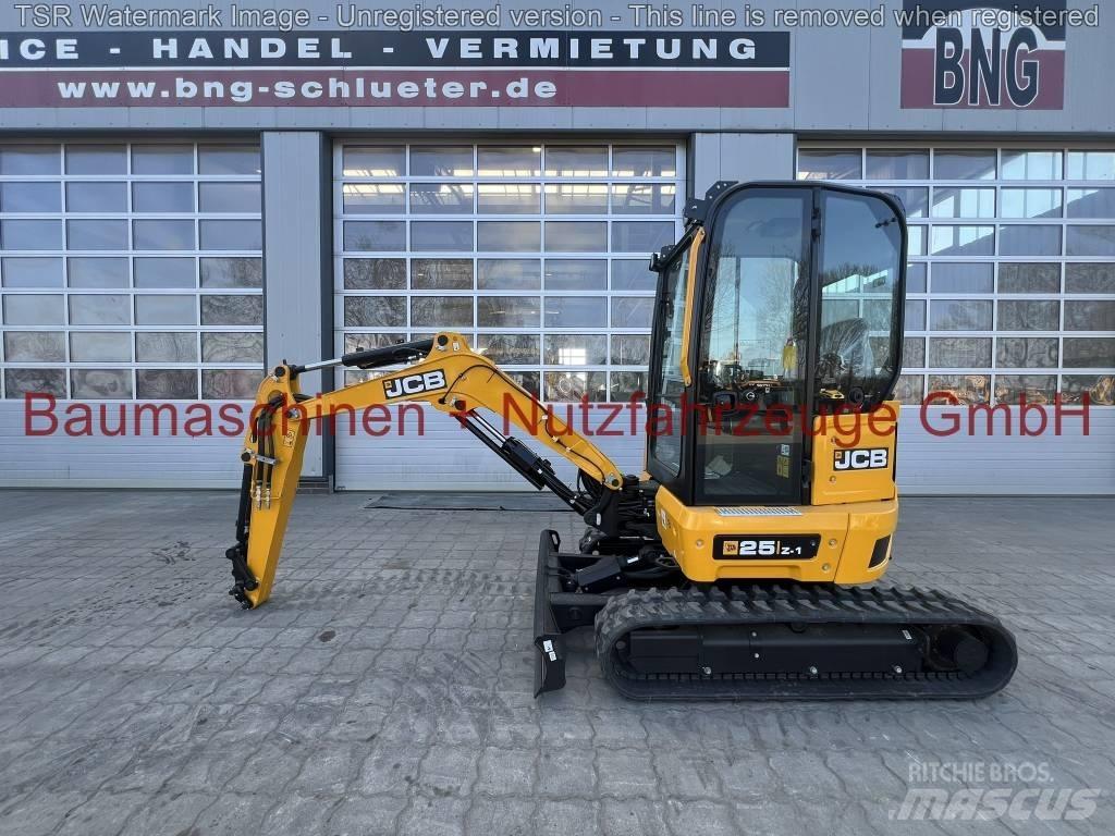 JCB 25Z -werkneu- Mini ekskavatori < 7 t