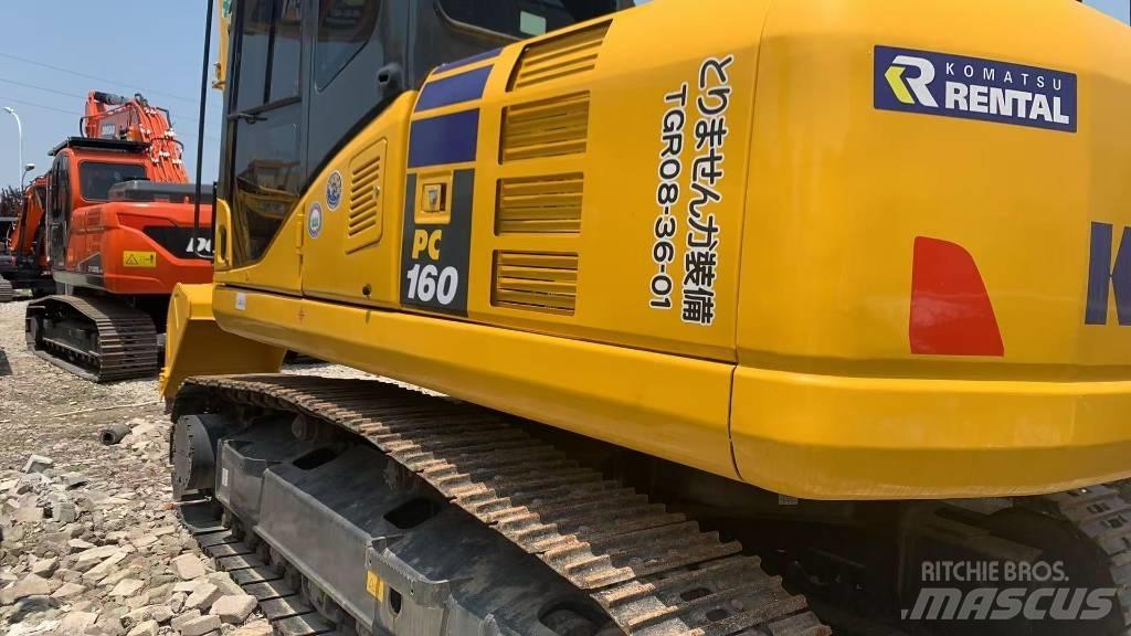 Komatsu PC 160 Kāpurķēžu ekskavatori