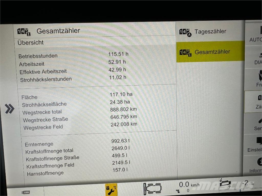 CLAAS Trion 660 Ražas novākšanas kombaini