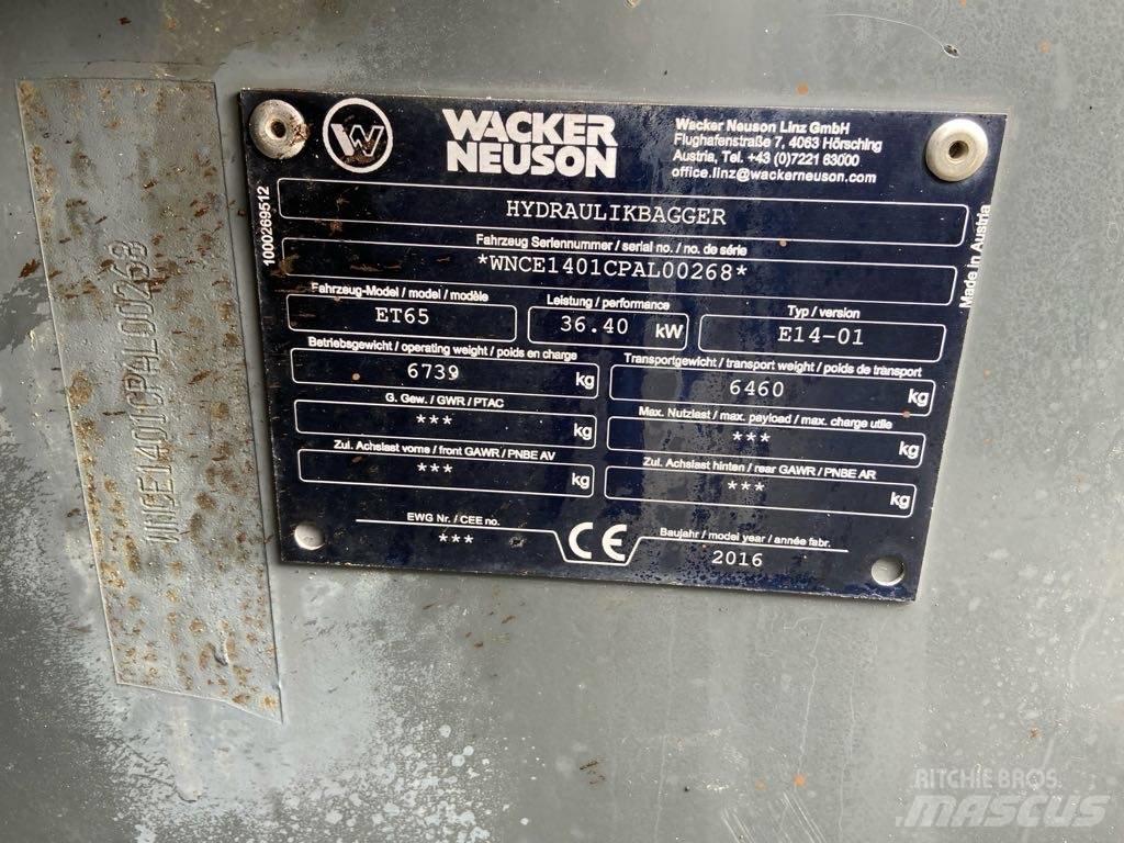 Wacker Neuson ET65 Kāpurķēžu ekskavatori