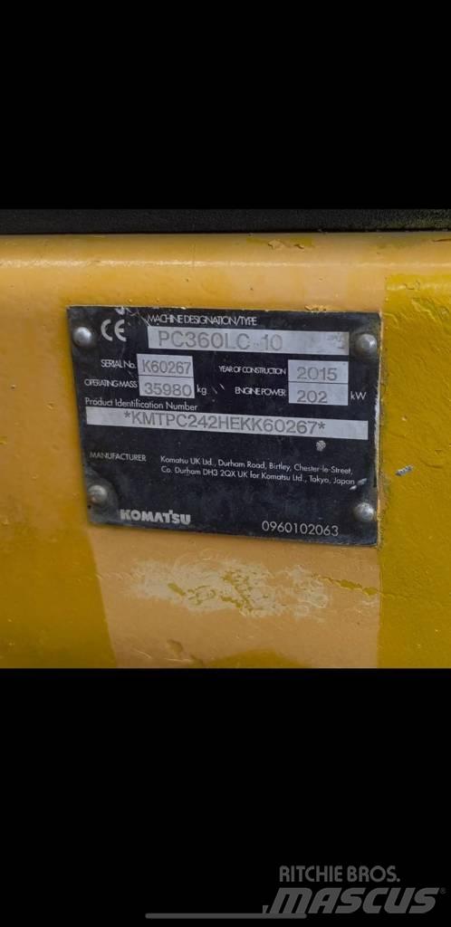 Komatsu PC360LC-10 Kāpurķēžu ekskavatori