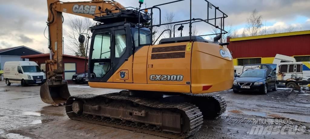 CASE CX 210 D Kāpurķēžu ekskavatori