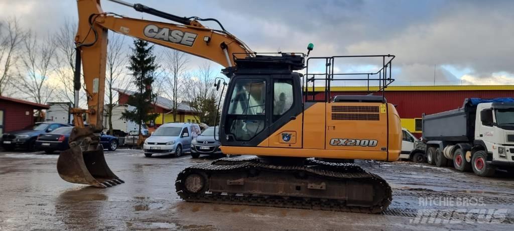 CASE CX 210 D Kāpurķēžu ekskavatori