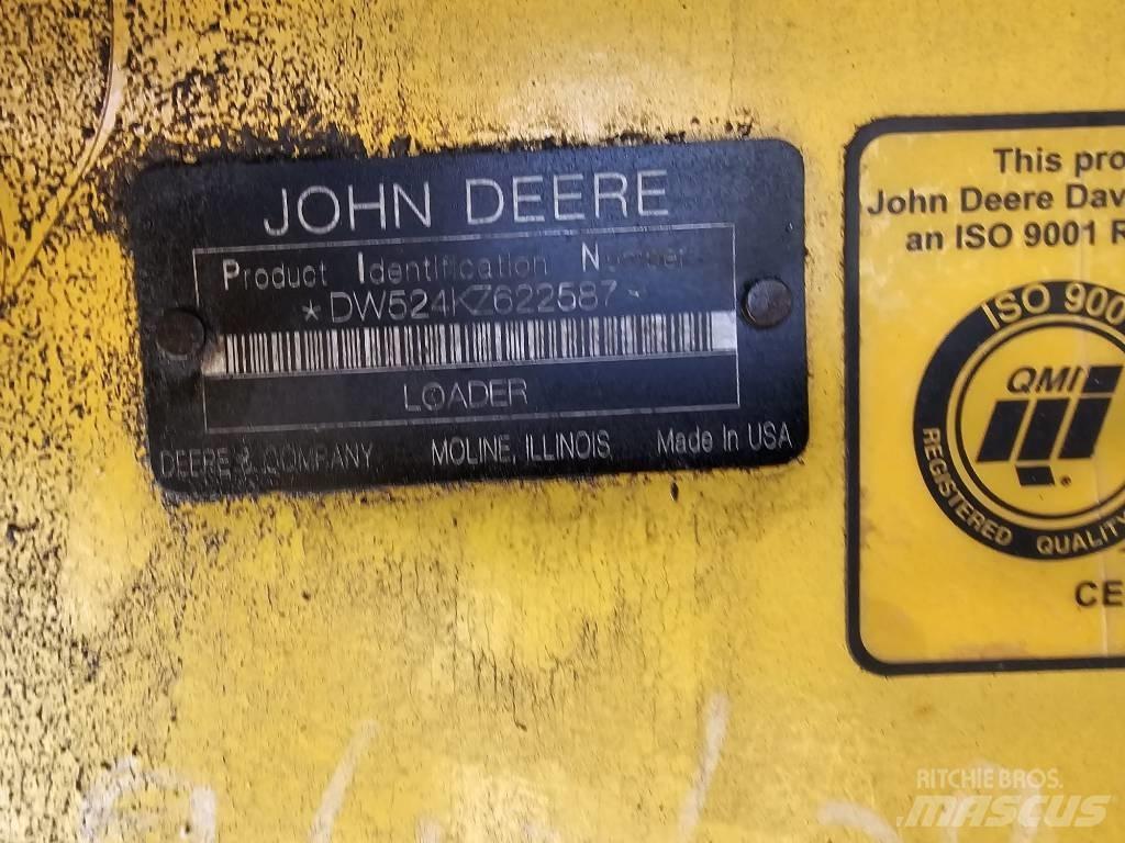 John Deere 524 K Iekrāvēji uz riteņiem