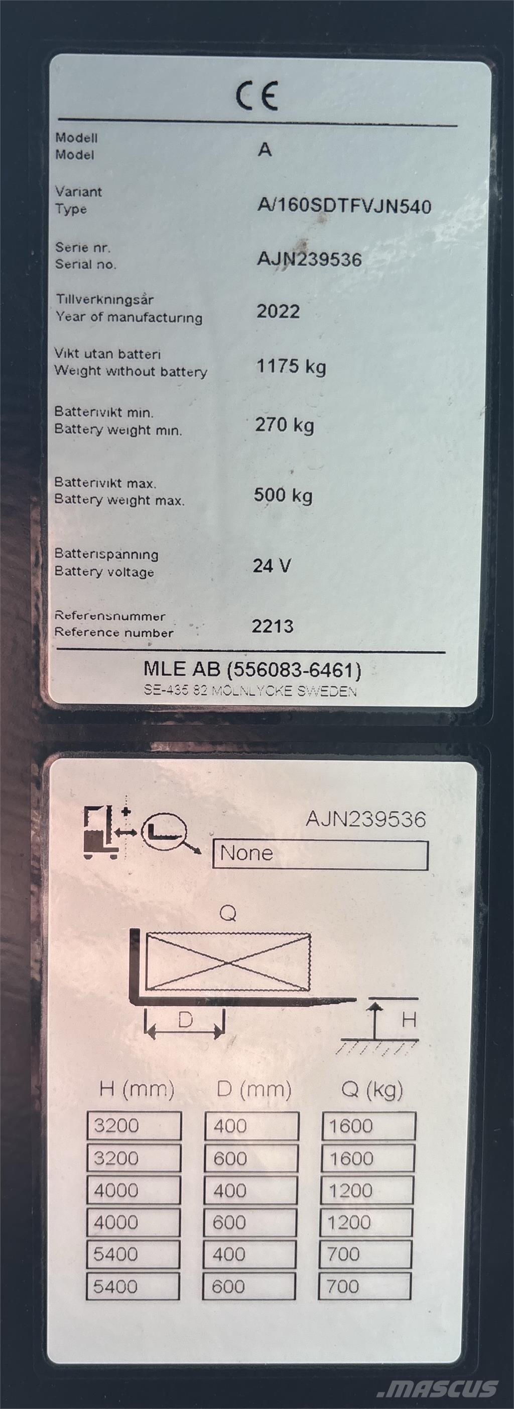 Atlet A160 Pašgājēji krautnētāji