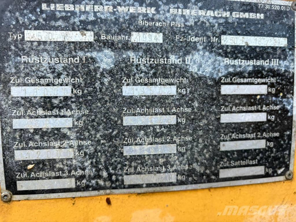 Liebherr 50 K Torņa krāni