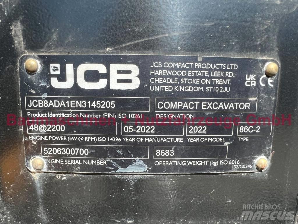 JCB 86C-2 Mono -Demo- Vidēja lieluma ekskavatori 7 t - 12 t