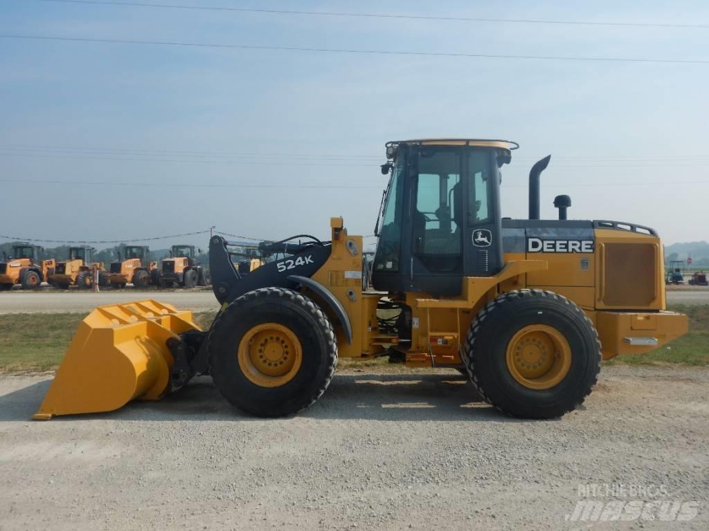 John Deere 524K Iekrāvēji uz riteņiem