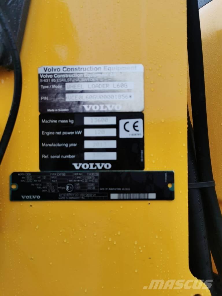 Volvo L60G Iekrāvēji uz riteņiem