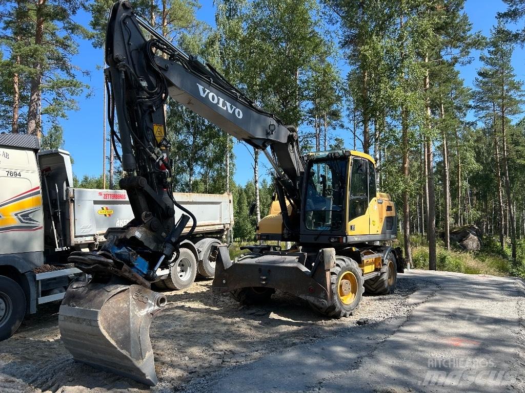 Volvo EW 160 D Ekskavatori uz riteņiem