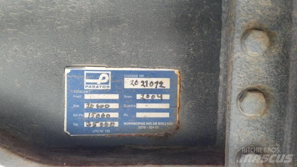 Parator SVX15-20 Noslēgtās piekabes