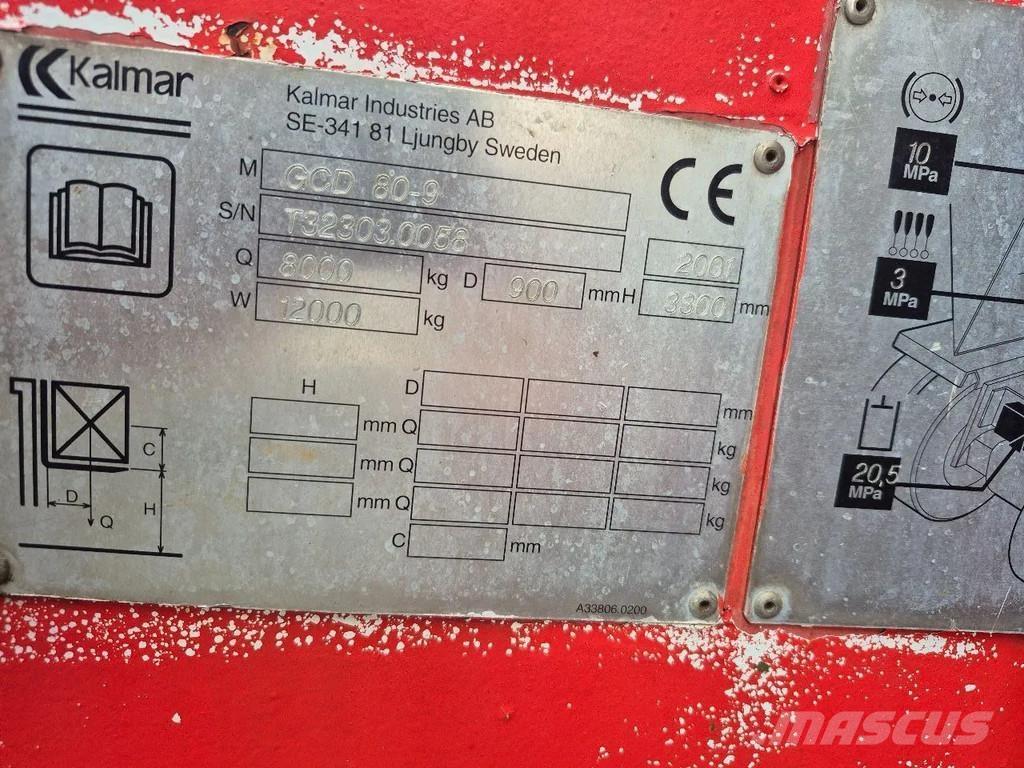 Kalmar Gcd 80-9 LPG tehnika