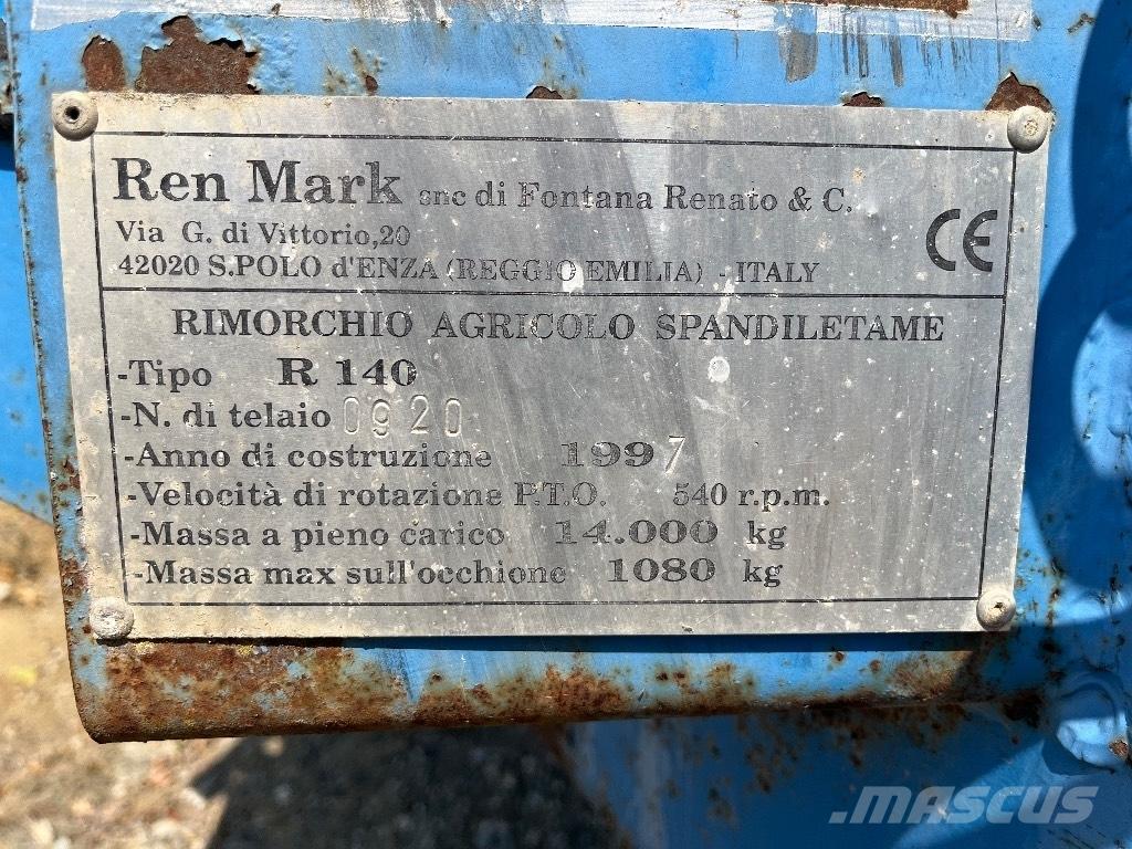  REN MARK R 140 Mēslojuma izkliedētājs