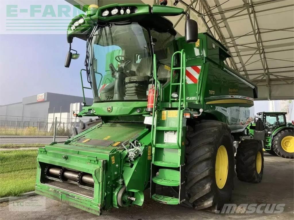 John Deere t670 Ražas novākšanas kombaini
