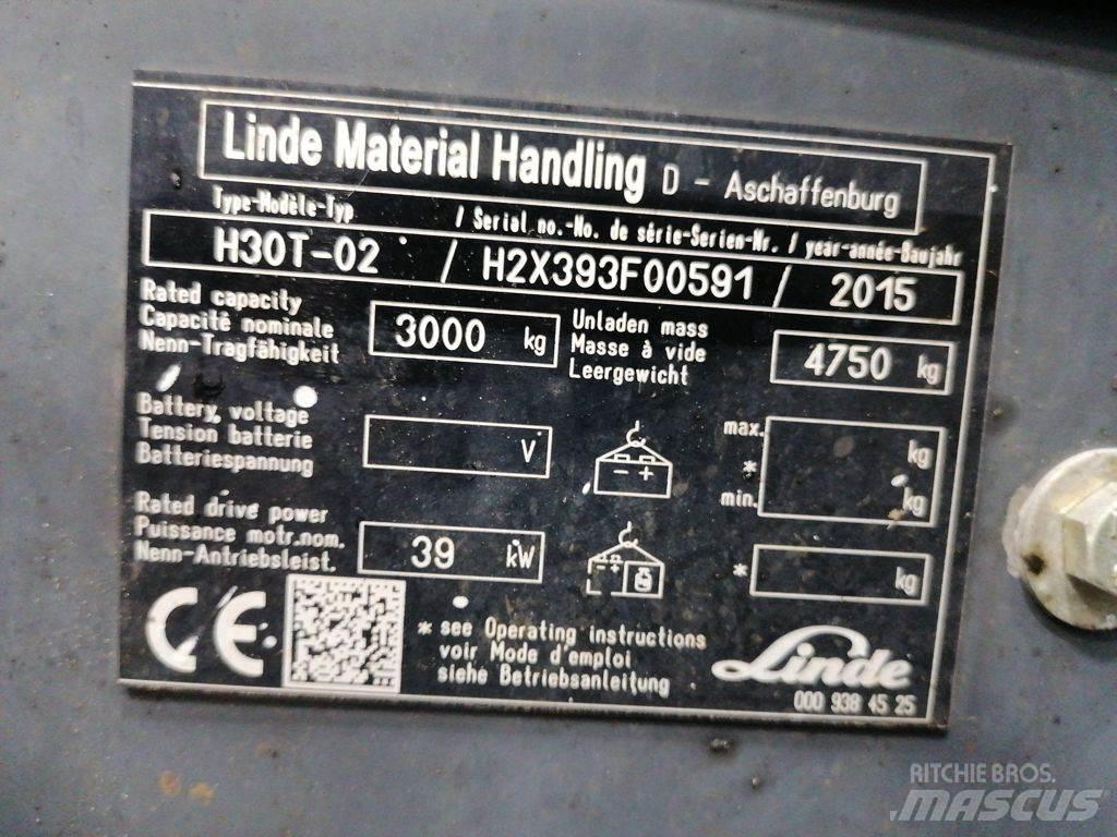 Linde H30T-02 LPG tehnika