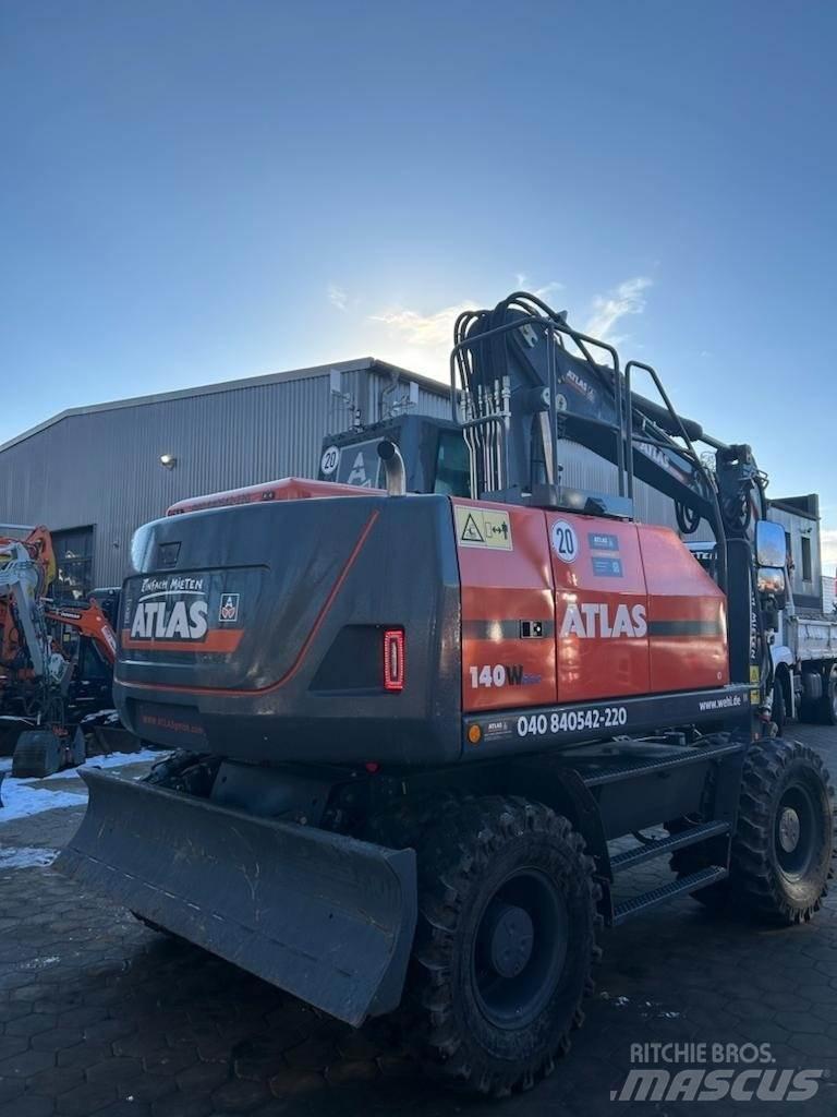 Atlas 140W-BLUE Ekskavatori uz riteņiem