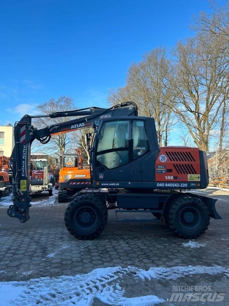 Atlas 140W-BLUE Ekskavatori uz riteņiem