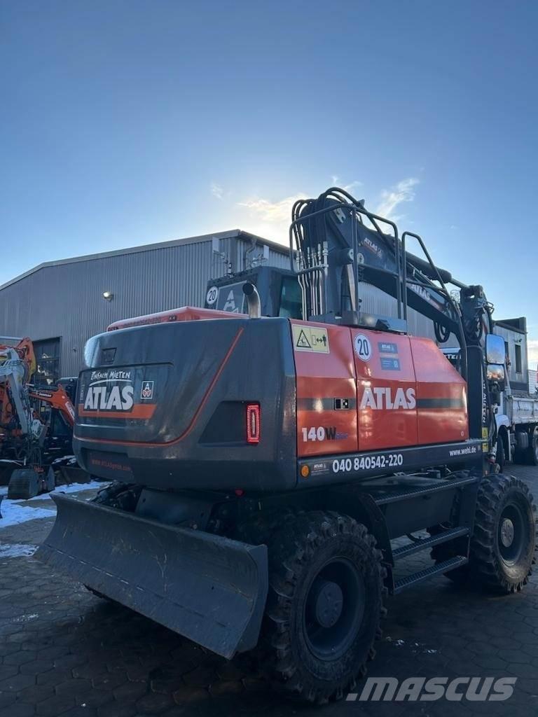 Atlas 140W-BLUE Ekskavatori uz riteņiem