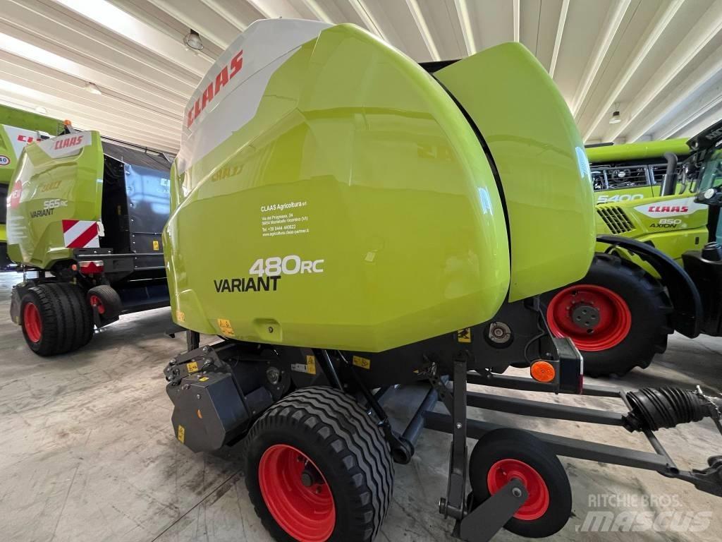 CLAAS Variant 480 RC Rituļu preses